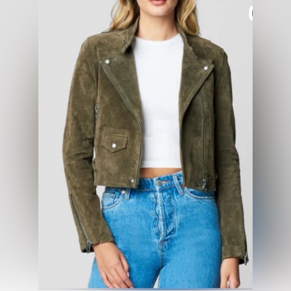 NWT Blank NYC Suede Moto Run For It Jacket - Picture 2 of 13